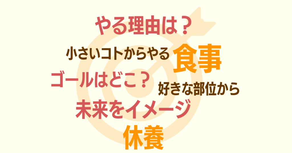 まとめ：筋トレをはじめる前に確認すること